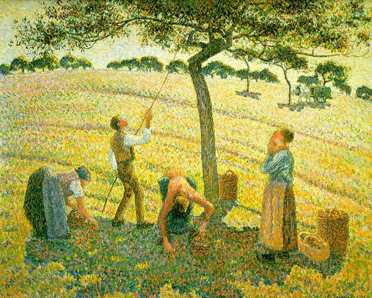 Camille Pissaro Apple Picking at Eragny sur Epte Germany oil painting art